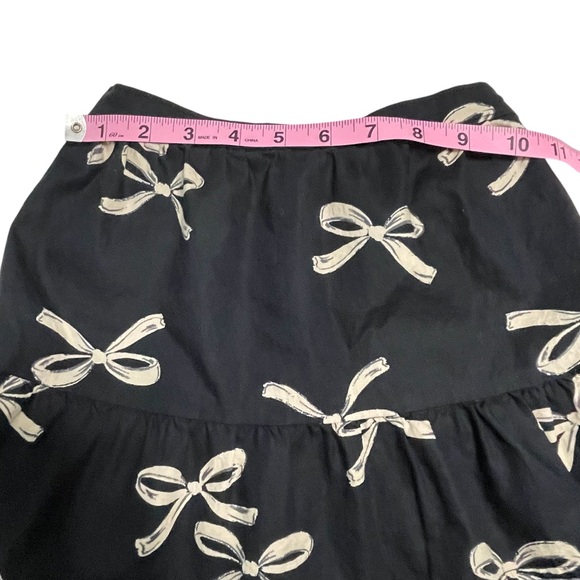 Carter’s Girls  White and Black Bow-Patterned Skirt and Sweatshirt Set - Picture 5 of 12